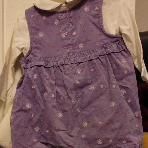 Disney White and Purple Baby Tights Set - Picture 2 of 8